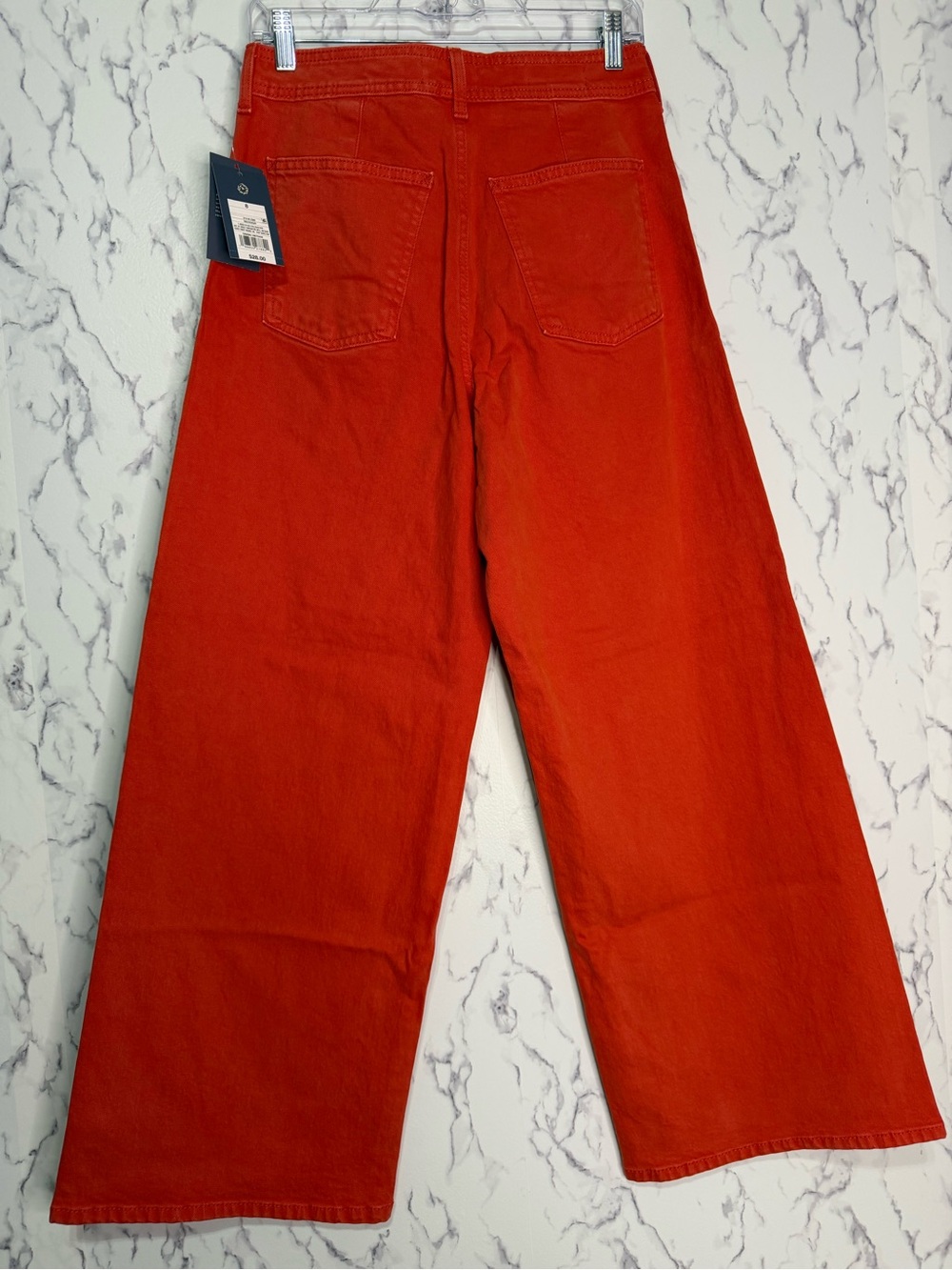 Universal Thread Red High Rise Sailor Wide Leg Pants Size 8 NWT Cotton Blend - Picture 3 of 12